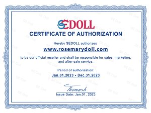 SE Sex Doll Certificate